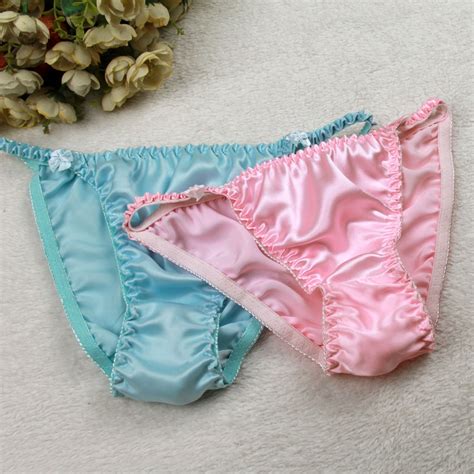 Buy 3pcs Lot 100 Silk Women S Panties Sexy Thong