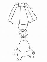 Lamp Coloring Color Pages Getcolorings Printable sketch template