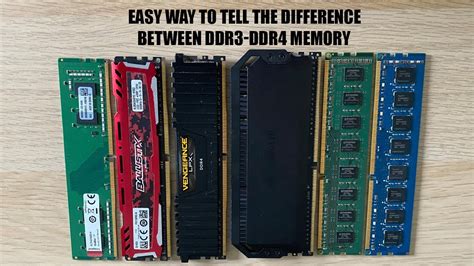 How To Tell The Difference Between Ddr3 Ddr4 Youtube