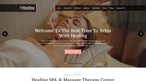 spa wordpress theme  spa beauty salon massage  yoga centers