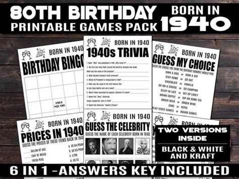 birthday games birthday trivia game  birthday  birthday