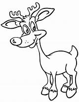 Reindeer Coloring Pages Printable Cliparts Clipart Favorites Add sketch template