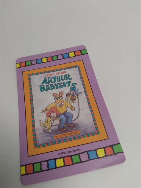 arthur    library game replacement pieces cards etsy