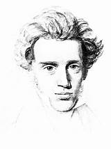 Kierkegaard Søren Philosopher 1800 Struggled Danish Question Same Back sketch template