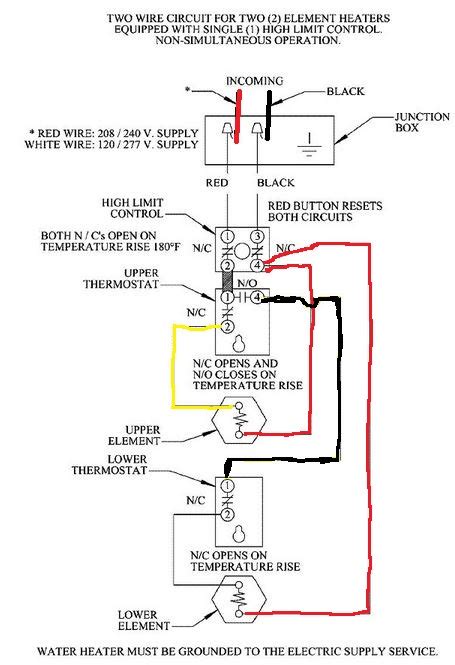 basic electric heater wiring diagram