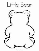 Coloring Bear Little Teddy Print Favorites Login Add sketch template