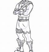 Coloring Pages Merry Marauder Fortnite Drawing sketch template