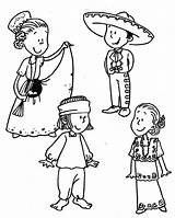 Mexican Coloring Pages Culture Template sketch template