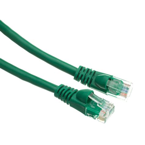 ft cat green ethernet patch cable snaglessmolded boot