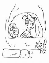 Pierrafeu Flintstones sketch template