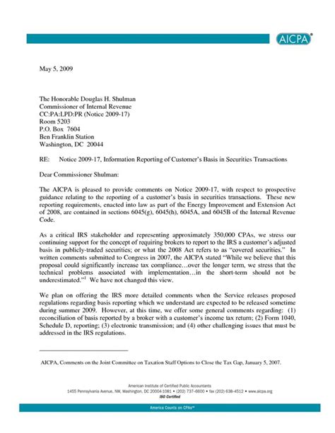 irs reconsideration letter sample