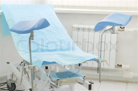 The Image Of A Gynecological Chair Stock Image Colourbox