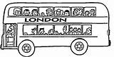 Bus London Coloring Pages Printable Google Colouring Britain Great Gambar Mewarnai Color Inf English Es Double Londres Decker Choose Board sketch template