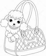 Poodle Coloring Pages Dog Paris Skirt Printable Poodles Drawing Yorkie Handbag 50s Color Ca Cute Template Barbie Draw Thinkstockphotos sketch template