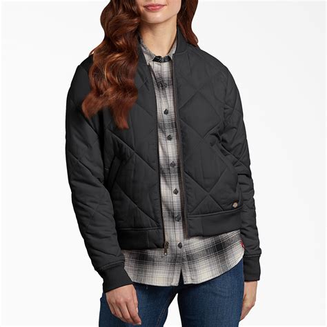 quilted bomber jacket dickies canada