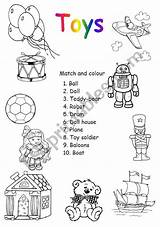 Toys Worksheet Worksheets Preview sketch template