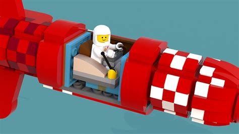 Lego Ideas Product Ideas Red Retro Rocket