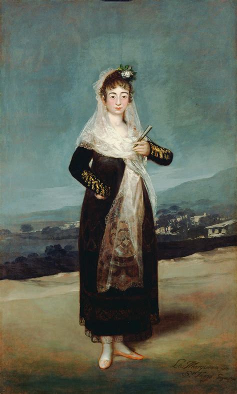 1804 Marquesa De Santiago By Francisco José De Goya Y