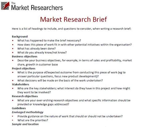 marketing research proposal examples  quantitative research