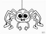 Tarantula Coloring Cartoon Pages Coloringbay sketch template