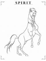 Spirit Coloring Pages Riding Cimarron Stallion Getcolorings Printable sketch template