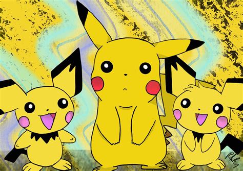 pokemon generacion pikachu  pichu