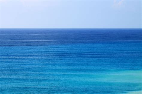 wallpaper sea bay shore sky beach blue waves coast pattern texture horizon cape