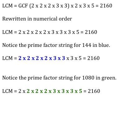 lattanzis math blog finding lcm  prime factorization