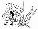 Spongebob Coloring Pages Squarepants Printable Print Sponge Bob Kids Pants Square sketch template