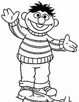 Ernie Coloring Pages Bert Jacket Life Getcolorings Printable Color Getdrawings Print Colorings sketch template