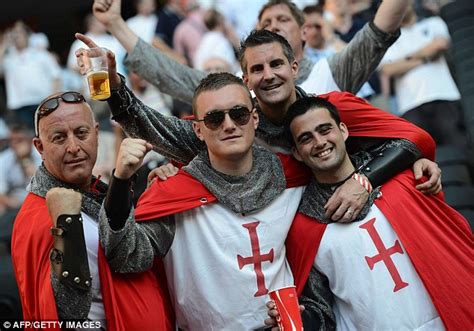 Euro 2012 England Football Fans Celebrate After Unlikely