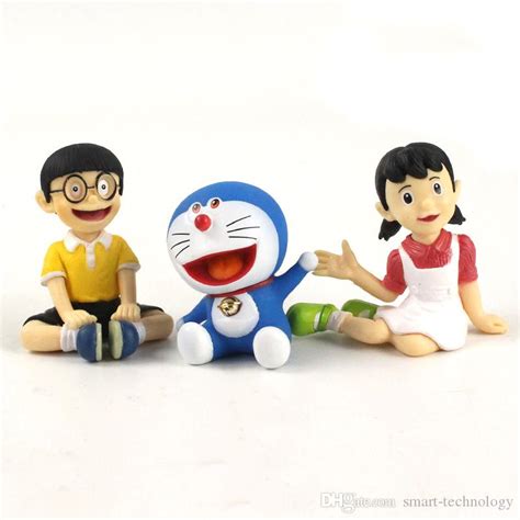2020 Doraemon Figures 5 7cm Nobita Nobi Figure Pvc Dolls Shizuka