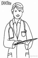 Doctor Coloring Pages Print sketch template