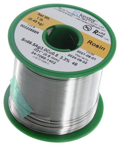 kester solder solder wire   diameter