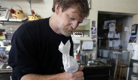 Masterpiece Cakeshop Owner Jack Phillips Decorates A Cake Inside His