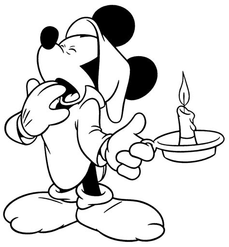 printable mickey mouse coloring pages  kids