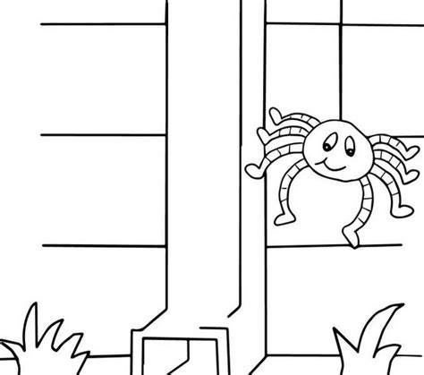 Itsy Bitsy Spider Coloring Pages Coloring Pages