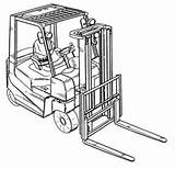 Forklift Drawing Lift Getdrawings Fork Drawings sketch template