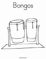 Bongos Twistynoodle sketch template