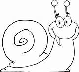 Snail Caracoles Schnecke Escargot Snails Schnecken Colorear Ausmalbild Invertebrates Mollusks Grafiken Lustige Coloriages Istock Schnelle Vektoren sketch template