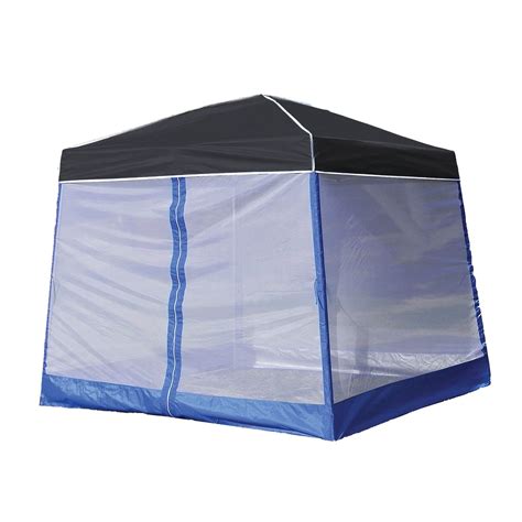 shade    outdoor portable black canopy tent screen shelter attachment walmartcom