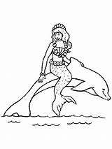Fun Kids Mermaid sketch template