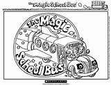Coloringsheet Magicschoolbus Buss sketch template