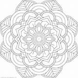 Mandala Lotus Coloring Pages Flower Symmetry Getcolorings Color Printable sketch template