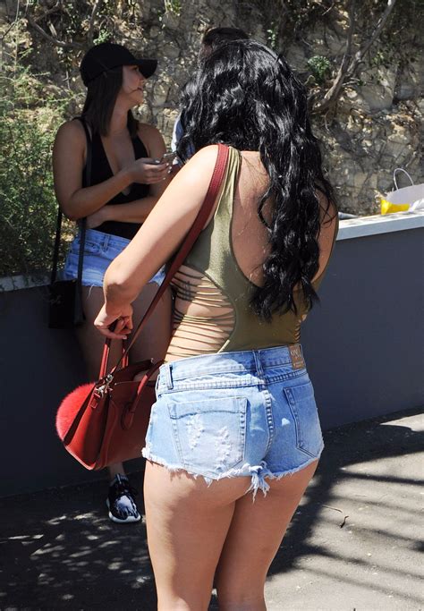 ariel winter cleavage and ass cheeks at just jared summer
