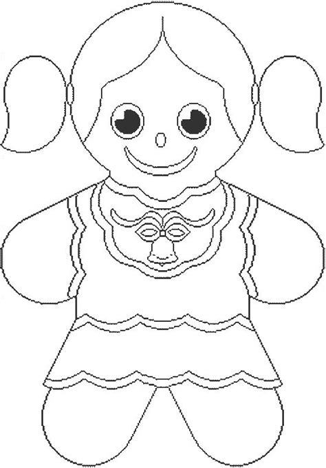pictures gingerbread girl coloring pages gingerbread coloring pages