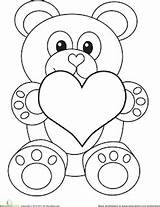 Bear Valentines Bears Corazones Osos Oso Valentin Seredipity Leerlo Paviyu sketch template