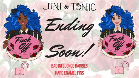f ck off barbie enamel pin hard enamel flair by jini
