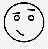 Confused Smiley Pinclipart sketch template