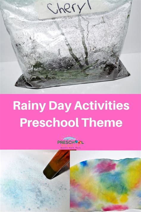 preschool rain theme preschool learning activities preschool